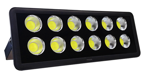 Прожектор светодиодный влагозащищенный LED ARENA 600W 54000Lm 985x130x380 5000K IP65 MEGALIGHT - фото 2 - id-p99241305