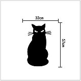 Меловая доска "Черная кошка", 32*57 см, фото 4
