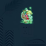 Светящаяся наклейка "Пять Эльфов" на дверн. ручки, выключатели, 15*15 см, фото 6