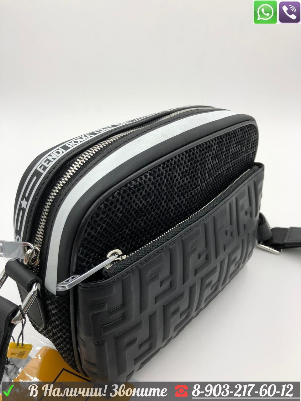 Сумка Fendi Camera Case черная - фото 4 - id-p99209881