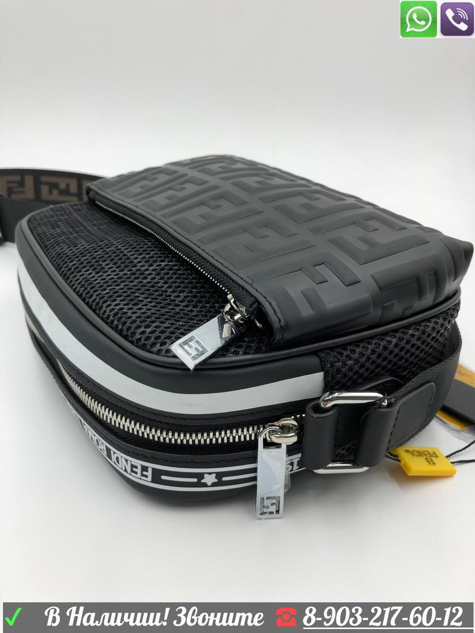 Сумка Fendi Camera Case черная - фото 10 - id-p99209881