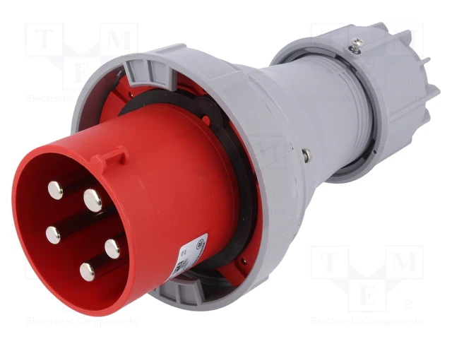 Вилка кабельная 125А/400V/3P+N+E/IP67 045-6 PCE