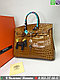 Сумка Hermes Birkin крокодиловая Бордовый, фото 3