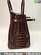 Сумка Hermes Birkin крокодиловая Бордовый, фото 2