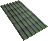 Черепица Ондулин зеленый 3Д, фото 2