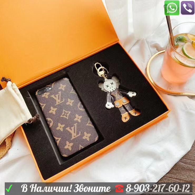 Набор для iPhone Louis Vuitton коричневый - фото 1 - id-p99210095