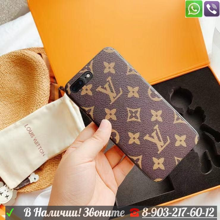 Набор для iPhone Louis Vuitton коричневый - фото 3 - id-p99210095