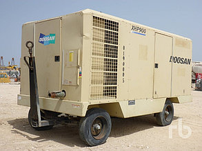 Дизельді жылжымалы компрессорды жалға алу Doosan INGERSOLL RAND XHP900W 25 бар, 30 м3/мин