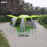 Двухкомнатная палатка с дном СК-6042. Размер (220+260)х260х165/185 см. Доставка., фото 2
