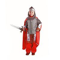 Карнавальный костюм «Богатырь», текстиль, размер 26, рост 104 см