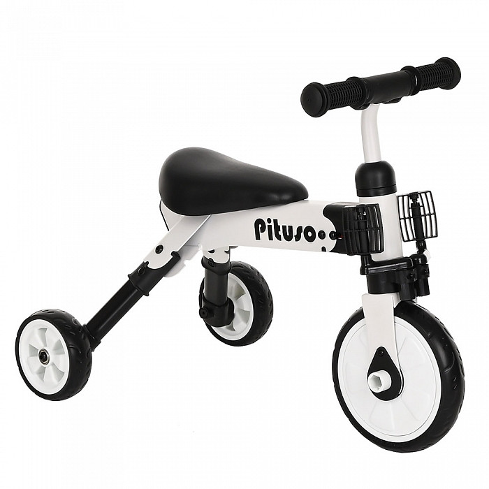 PITUSO Велосипед трехколесный 2в1 "Букашка" White/Белый