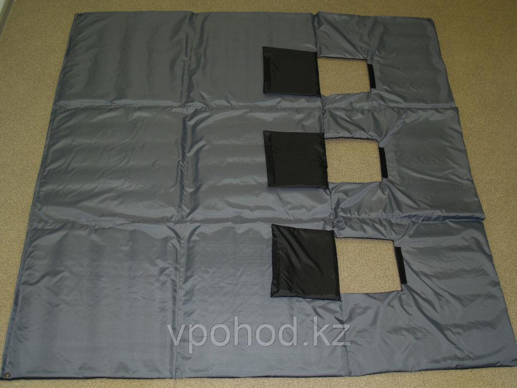 Саңылаулары бар қаптамадағы 2х2 қысқы шатырға арналған еден, фото 1