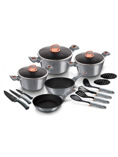 Набор посуды 17 пр. BH-7044 Moonlight Edition (Berlinger Haus, Венгрия), фото 1