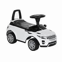 CHI LOK BO Каталка Range Rover Evogue (муз.панель, спинка-толкатель) 3-6 лет, White/Белый