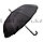 Зонт трость полуавтомат 96 см 16 спицами со стальным покрытием Miracle 913 черный, фото 7