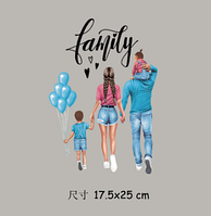 Термонаклейка "Family ", 18*25 см