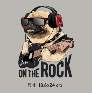 Термонаклейка "On The Rock ", 19*24 см