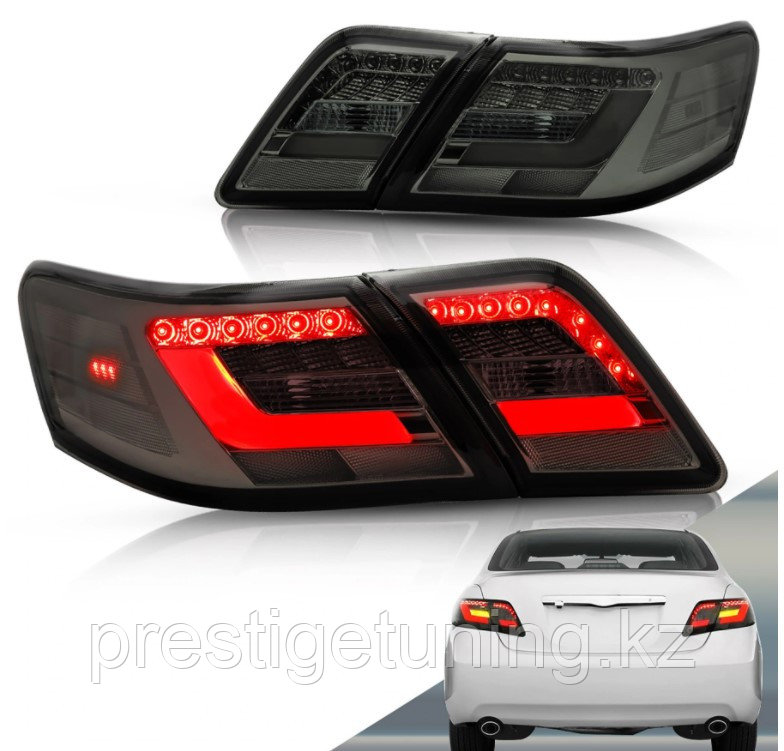 Задние фонари на Camry V40/45 дизайн Lexus (Дымчатый цвет) - фото 2 - id-p3412330