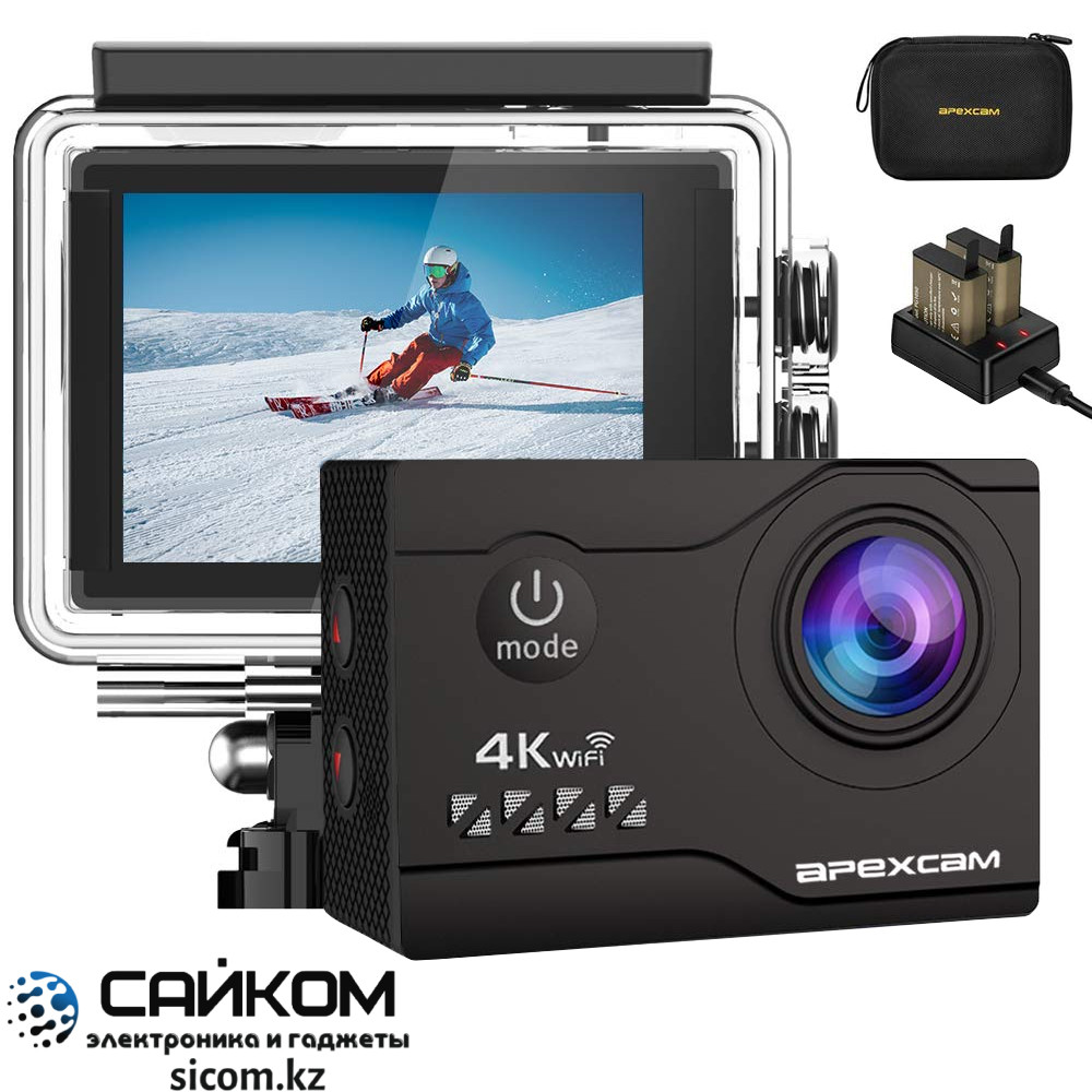 Action Camera M80 Air, Экшн Камера Apexcam, Android and IOS