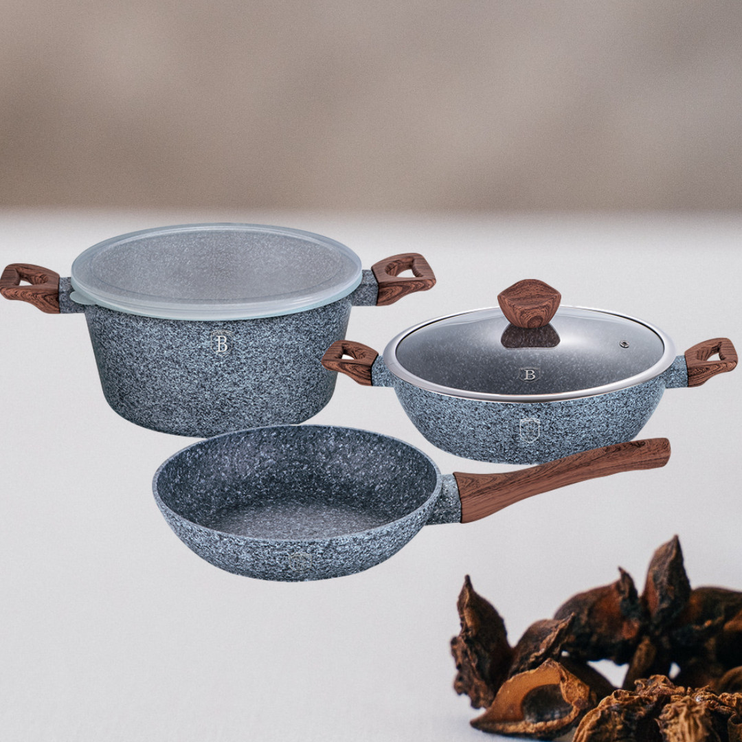 Набор посуды 5 пр. BH-7060 Forest line (Berlinger Haus, Венгрия), фото 1