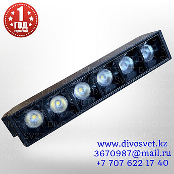 Магнитный трековый светильник MTS-6W LED Cерии «Standart» светодиодный встраиваемый, направленного свечения.