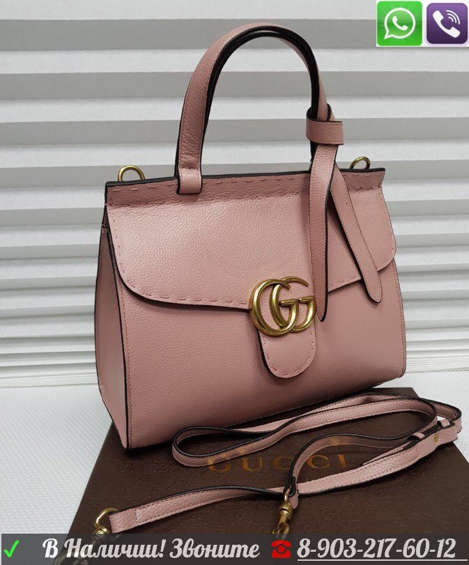 Сумка Gucci Top handle GG Marmont - фото 4 - id-p99195305