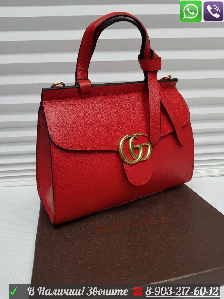 Сумка Gucci Top handle GG Marmont - фото 6 - id-p99195305