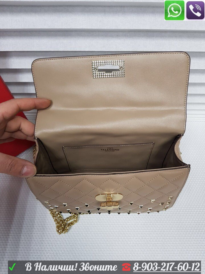 Сумка Valentino Rockstud с шипами - фото 7 - id-p99196470