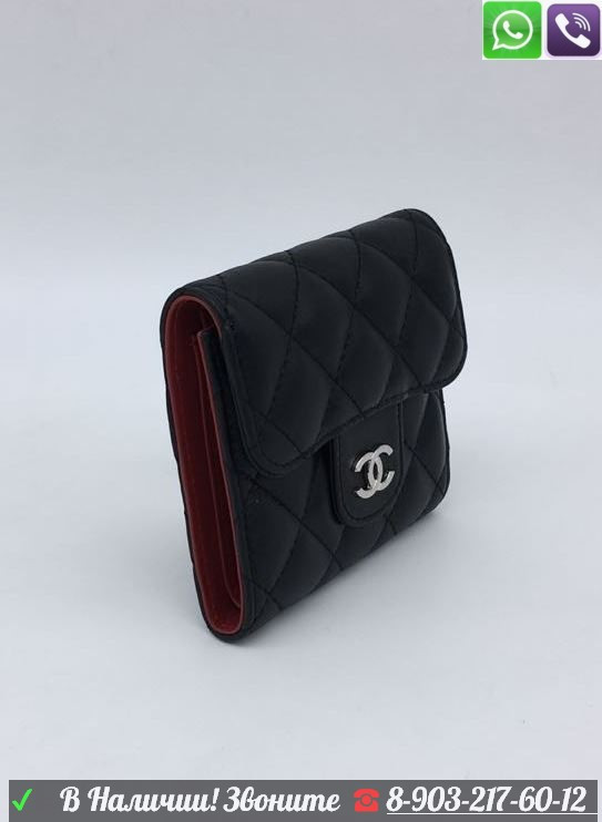 Кошелек Chanel Mini 2.55 Шанель Стеганный на кнопке мини Красный - фото 4 - id-p99196901
