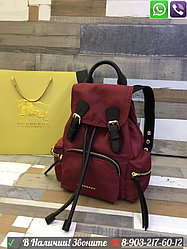 Пудровый Рюкзак Burberry Rucksack Лиловый Бербери Бордовый