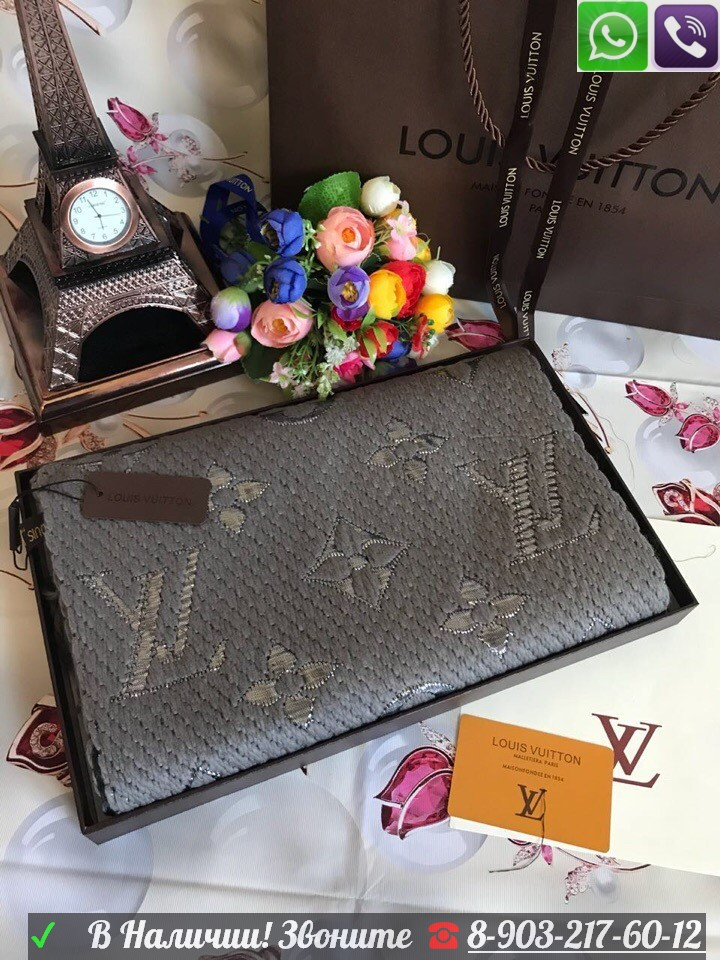 Шарф Louis vuitton logomania луи виттон теплый - фото 1 - id-p99197106