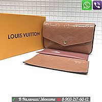 Сумка Лаковая Louis Vuitton Pochette Felicie Бежевый