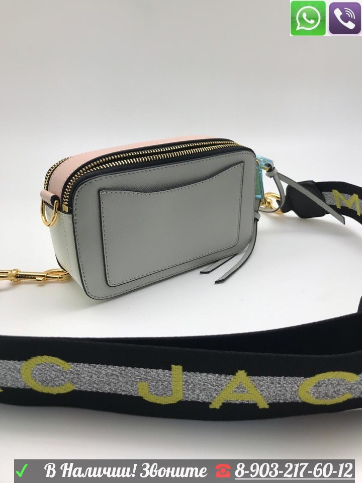 Сумка Marc Jacobs Snapshot Camera Клатч серый - фото 9 - id-p99197777