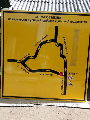 Схема объезда. Знаки на объезд (id 99277497)