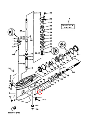 Толкатель Yamaha Y 50-90 6H14563402