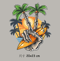 Термонаклейка "Кокосовые пальмы", 20*23 см