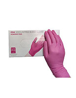 Перчатки XS 100шт винило-нитрил Blend Gloves розовые