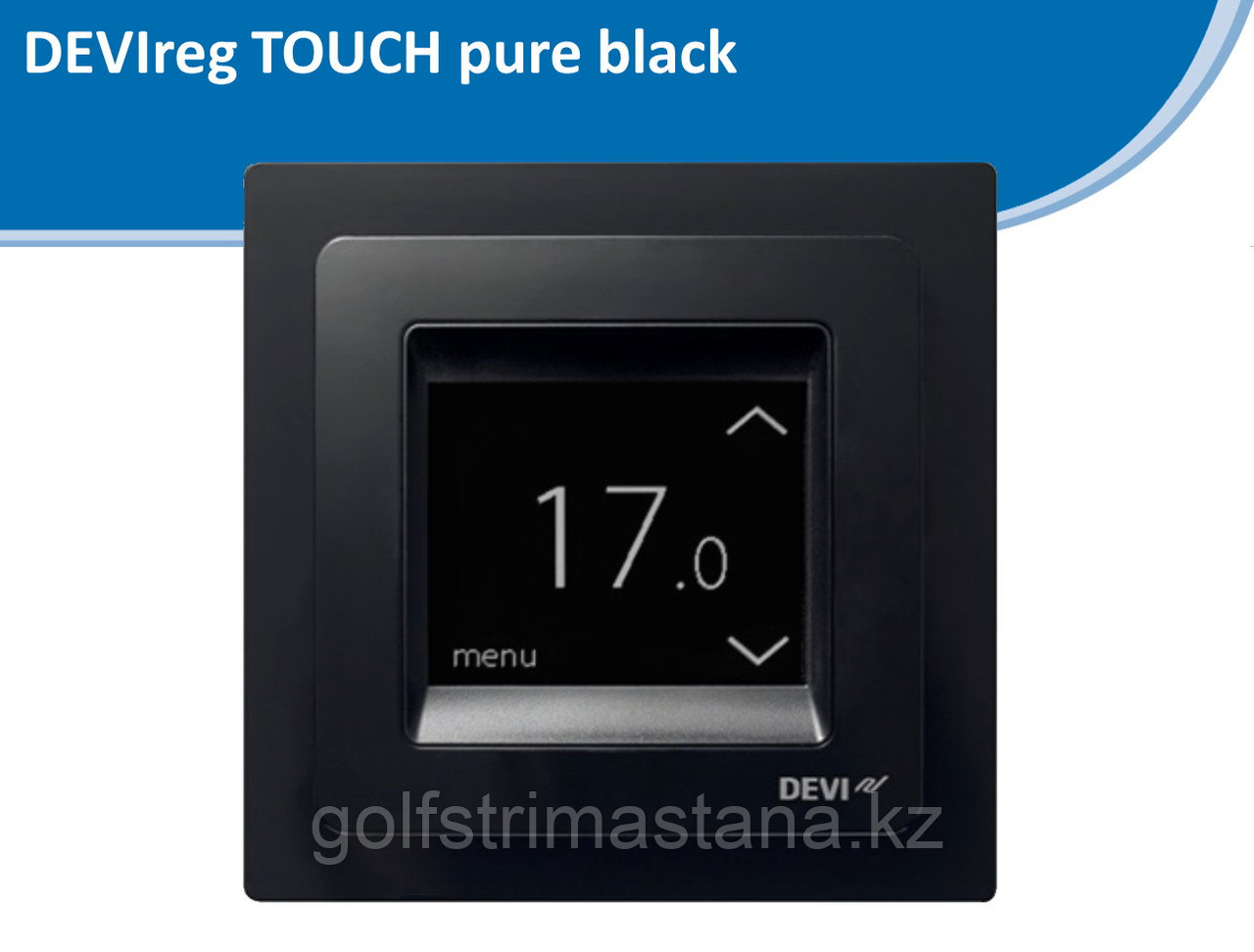 DEVIreg Touch с комбинацией датчиков, белый, 16А черный - фото 1 - id-p99282283
