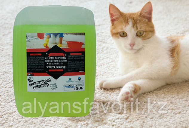 "Carpet Shampoo"- Шампунь для чистки ковров и текстиля, (для ручной мойки), 5 л., KZ, фото 2