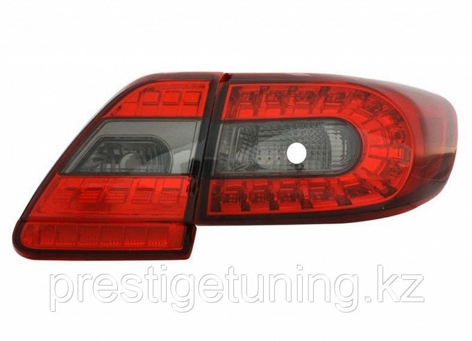 Задние фонари на Corolla 2011-13 EAGLE EYES (Красно-Дымчатый)