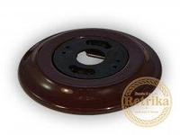 Рамка керамическая одинарная, коричневый