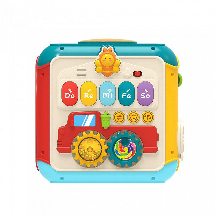 HAUNGER Игрушка развивающая Занятный куб (свет,звук) 21,5*21,5*21,5 см (в кор.12 шт.)