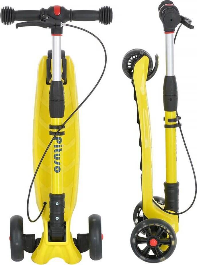 PITUSO Самокат трехколесный S920B Yellow/Желтый