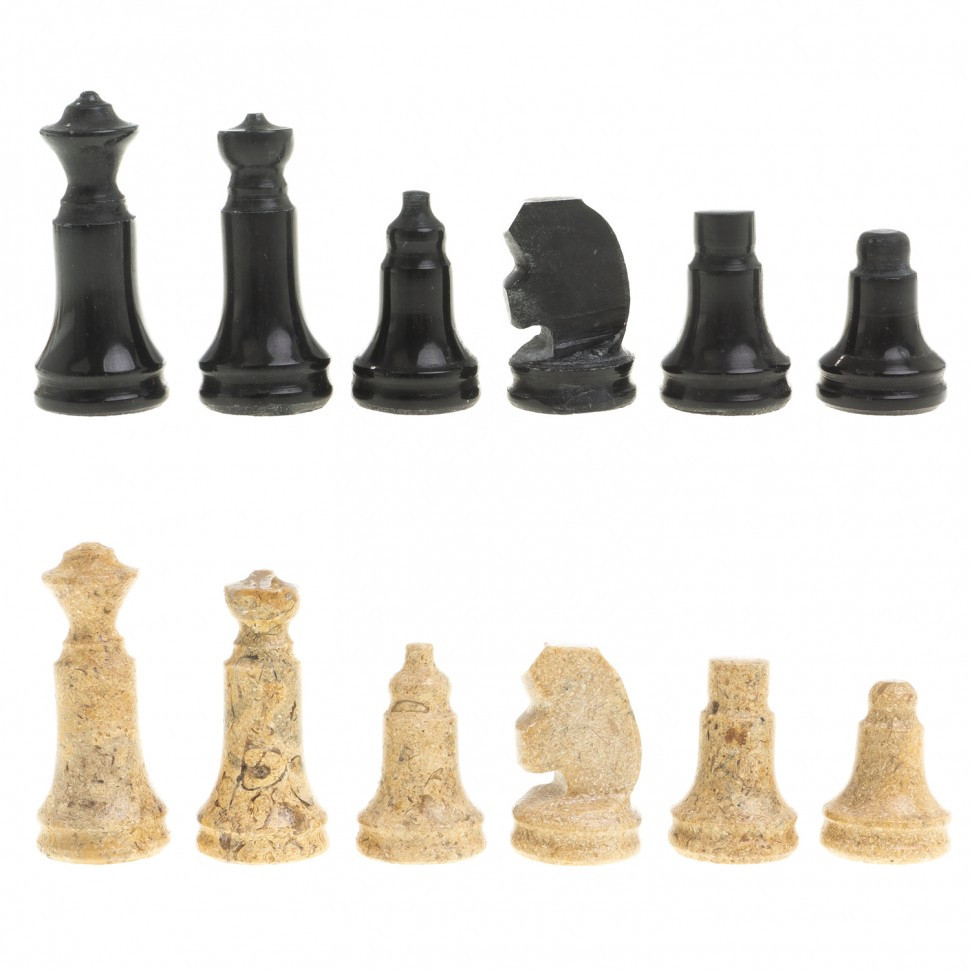 Шахматы "Сувенирные" доска 20х20 см мрамор ракушечник 123536 - фото 6 - id-p99284924