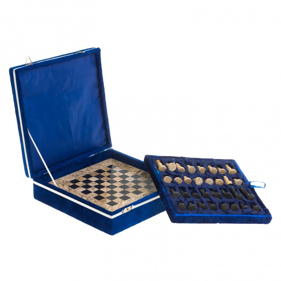 Шахматы "Сувенирные" доска 20х20 см мрамор ракушечник 123536 - фото 7 - id-p99284924