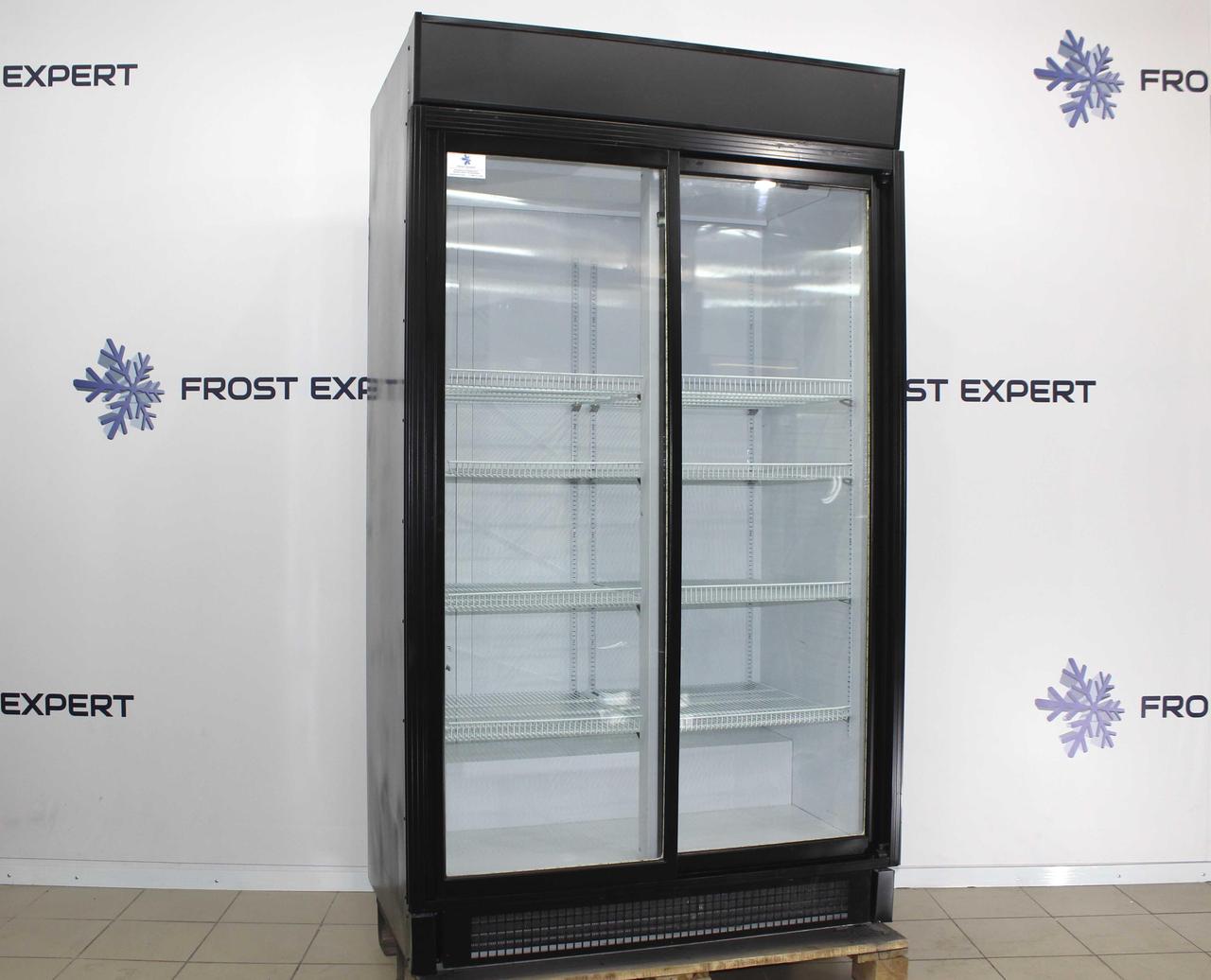 Витринный холодильный шкаф купе Inter-1250 LED Black