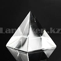 Сувенир кристалл пирамида стекло прозрачный 45 мм