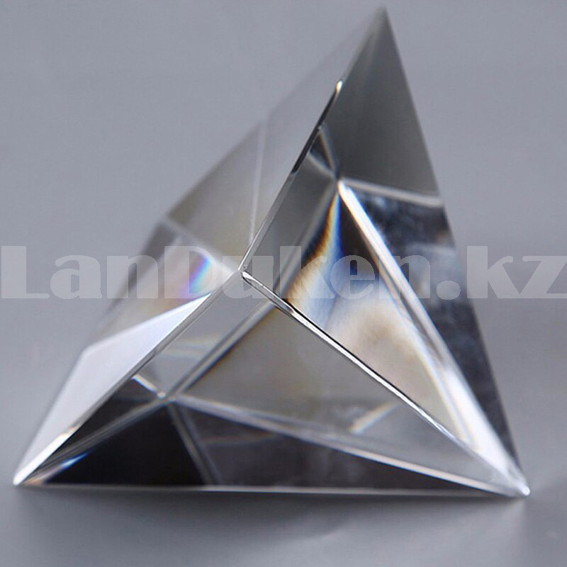 Сувенир кристалл пирамида стекло прозрачный 45 мм - фото 8 - id-p99285130