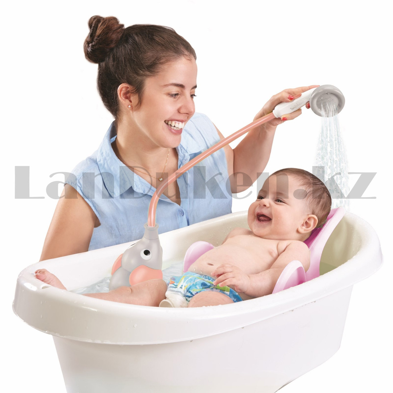 Горка для купания новорожденных на присосках Альтернатива М1514 розовая - фото 8 - id-p99283849