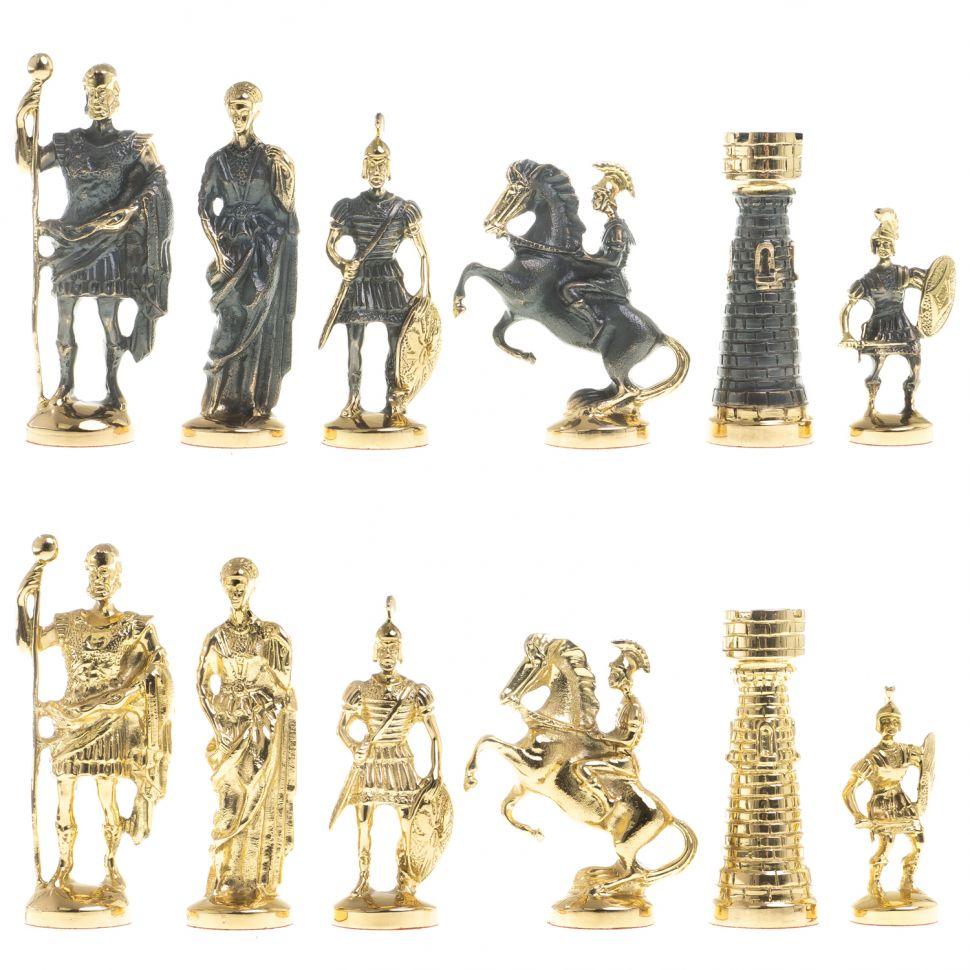 Шахматный ларец из камня с бронзовыми фигурами "Римские" 118077 - фото 4 - id-p80872097